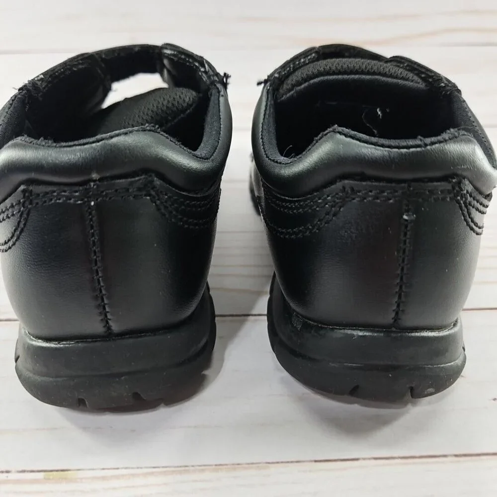 Smart Fit Black Toddler Boys Dress‎ Shoe Size 12.5 Strap Skid Resistant